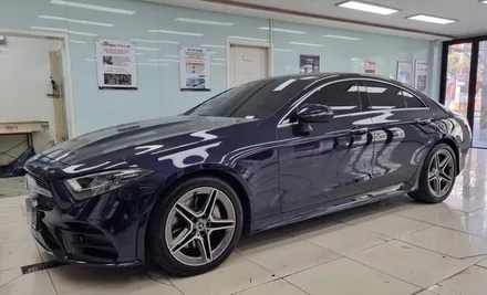 진해 창원 마산 루마썬팅 벤츠 CLS300d (C257) 전체 랩핑 시공 :) / 창원시 진해구