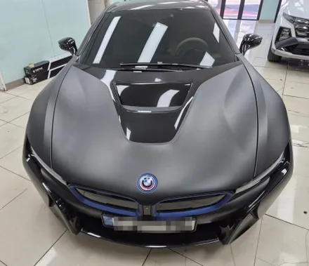 진해 창원 마산 루마썬팅 BMW i8 쿠페 버텍스 650 반사필름 틴팅 시공 :) / 창원시 진해구