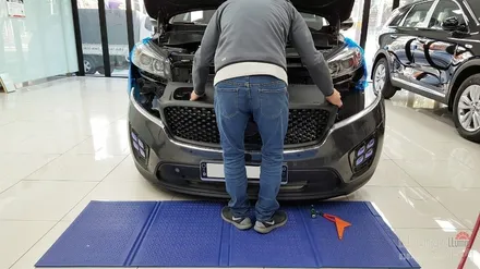 올 뉴쏘렌토 그릴랩핑. 진해 루마썬팅 이동점 / 창원시 진해구