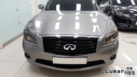 인피니티M30d 라이트필름.그릴랩핑 시공.진해 루마이동점 / 창원시 진해구