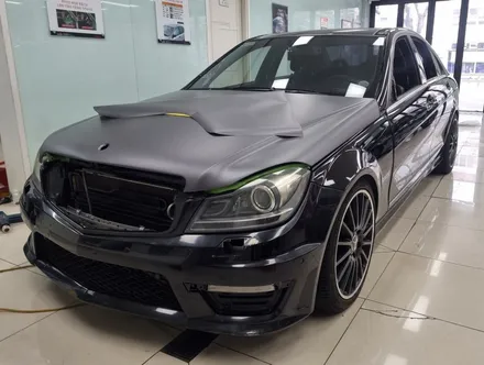 진해 창원 마산 루마썬팅 벤츠 C220d (W204) 전체 랩핑 시공 :) / 창원시 진해구