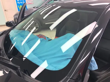 말리부 전면썬팅 스타 시공::아이나비QXD3000 장착 진해썬팅 전문점 루마이동점 / 창원시 진해구