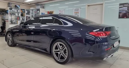 진해 창원 마산 루마썬팅 벤츠 CLS300d (C257) 전체 랩핑 시공 :) / 창원시 진해구