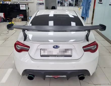 진해 창원 마산 루마썬팅 토요타 86 BLOCKFORD SKYBLUE 틴팅 시공 :) / 창원시 진해구
