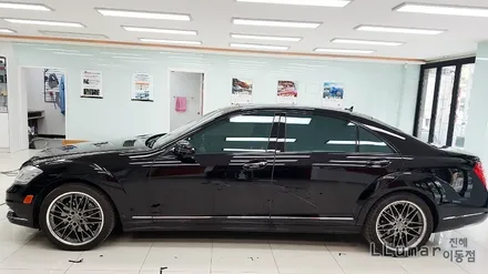 벤츠 S550 크롬 부분랩핑.크롬가리기.창원.진해 루마이동점 / 창원시 진해구