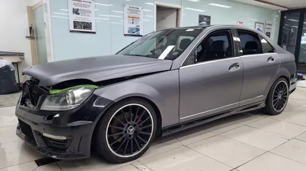 진해 창원 마산 루마썬팅 벤츠 C220d (W204) 전체 랩핑 시공 :) / 창원시 진해구