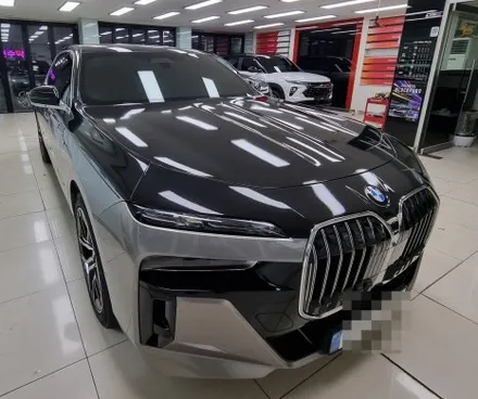 진해 창원 마산 루마썬팅 BMW 7시리즈 740i(G70)  인디비쥬얼 듀오톤(투톤) 컬러 랩핑 시공 :) / 창원시 진해구