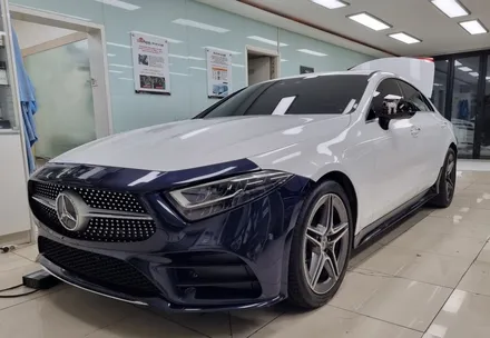진해 창원 마산 루마썬팅 벤츠 CLS300d (C257) 전체 랩핑 시공 :) / 창원시 진해구