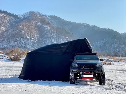 인천랩핑 렉스턴스포츠 칸 러그오닉스블랙 (랩토라이너) 전체랩핑 시공기 / 인천 석남동