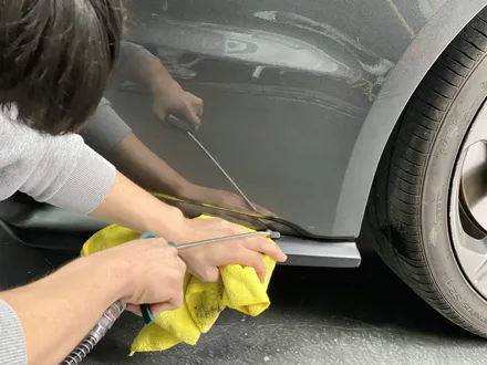 인천 G70 사틴다크그레이 전체랩핑 시공으로 완벽한 피팅! / 인천 석남동
