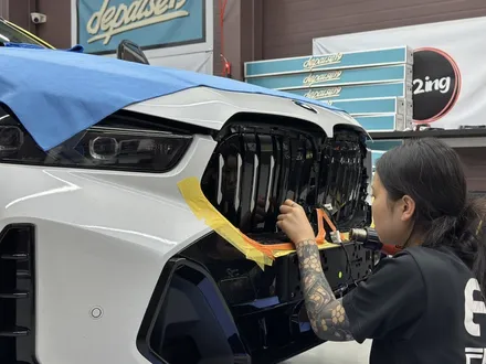 청라 크롬죽이기 고광택필름으로 BMW X6에 적용하다 / 인천 석남동