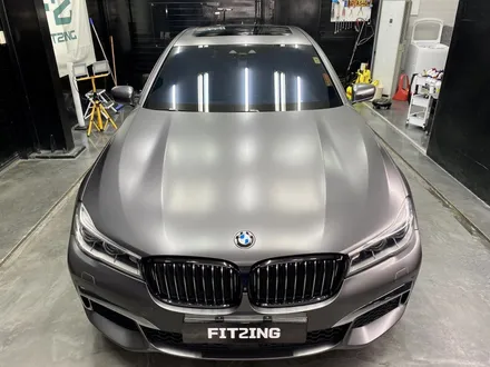 인천랩핑 BMW 7시리즈 사틴다크그레이 전체랩핑과 리얼카본 실내랩핑 시공기 / 인천 석남동