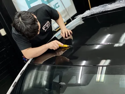 인천랩핑 BMW 520D(5시리즈) 크롬죽이기와 루프스킨 시공후기 / 인천 석남동