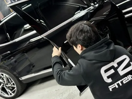 인천 신차패키지 제네시스 G90. B필러 크롬랩핑까지 / 인천 석남동