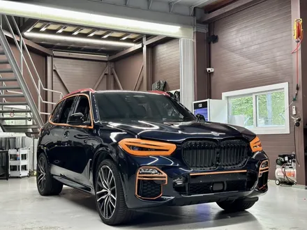 인천랩핑 BMW G05 X5 사틴블랙 전체랩핑과 크롬죽이기 시공기 / 인천 석남동