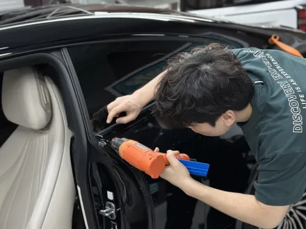 청라랩핑 CLE쿠페 크롬죽이기 시공으로 고급스러운 분위기 연출 / 인천 석남동