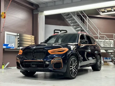 인천랩핑 BMW G05 X5 사틴블랙 전체랩핑과 크롬죽이기 시공기 / 인천 석남동