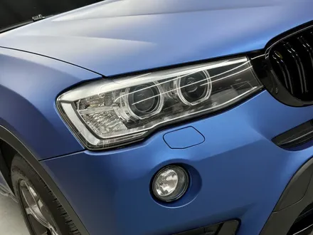 청라랩핑 BMW F25 X3 매트 메탈릭 블루 전체랩핑과 크롬죽이기 시공기 / 인천 석남동