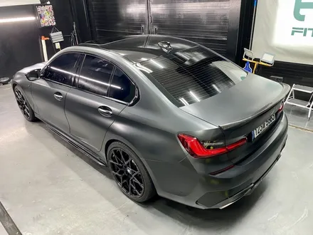 인천랩핑 BMW G20 M340I(3시리즈) 사틴블랙 락 그레이 전체랩핑 시공 / 인천 석남동