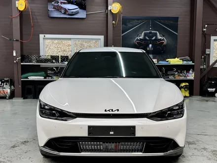 인천서구썬팅 기아 EV6 글라스틴트 선셋과 엠블럼 랩핑 시공후기 / 인천 석남동
