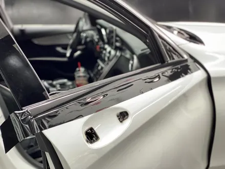 인천랩핑 C63 AMG 크롬딜리트(죽이기)와 라이트필름 시공 / 인천 석남동