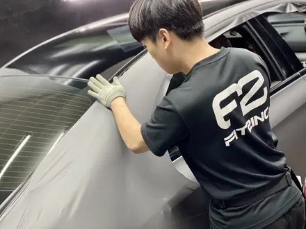 W213 E클래스 매트(무광) 메탈릭 차콜 전체랩핑 보험처리 시공기 / 인천 석남동