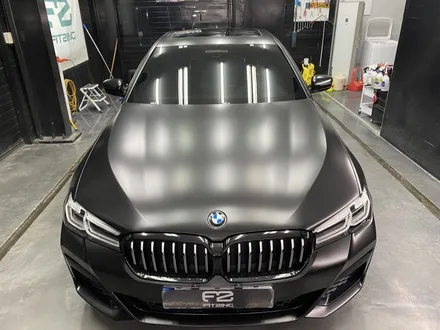 G30 5시리즈(520I) 사틴블랙 전체랩핑과 크롬죽이기 시공후기 / 인천 석남동