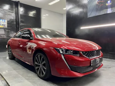 인천 전체랩핑 푸조508 GT 사틴블랙 시공 / 인천 석남동