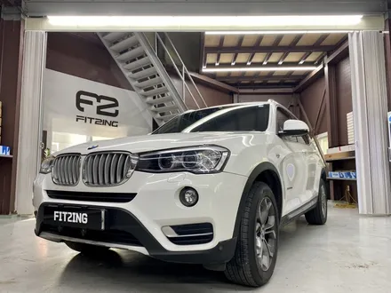 청라랩핑 BMW F25 X3 매트 메탈릭 블루 전체랩핑과 크롬죽이기 시공기 / 인천 석남동