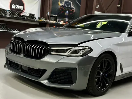 인천랩핑 BMW G30 520I(5시리즈) 고광택 화이트 전체랩핑 시공기 / 인천 석남동