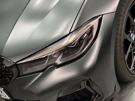 인천랩핑 BMW G20 M340I(3시리즈) 사틴블랙 락 그레이 전체랩핑 시공 / 인천 석남동