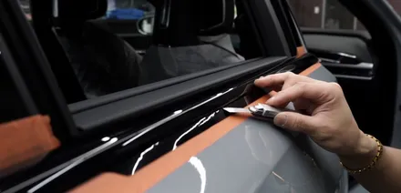 청라랩핑 BMW 7시리즈(740D) 크롬죽이기 시공리뷰 / 인천 석남동