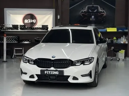 BMW G20 3시리즈 키드니그릴과 사이드미러 랩핑 시공기 / 인천 석남동