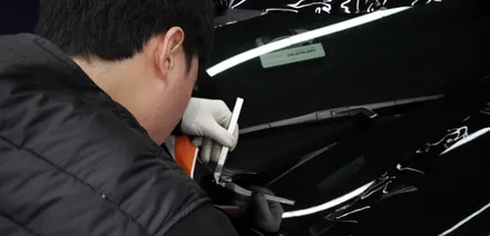 그랜저 고광택 블랙 전체랩핑과 블랙잉크 튜닝을 동시에! / 인천 석남동