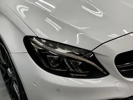 인천랩핑 C63 AMG 크롬딜리트(죽이기)와 라이트필름 시공 / 인천 석남동