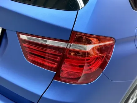 청라랩핑 BMW F25 X3 매트 메탈릭 블루 전체랩핑과 크롬죽이기 시공기 / 인천 석남동