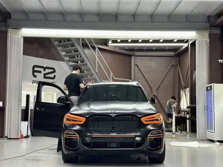 인천랩핑 BMW G05 X5 사틴블랙 전체랩핑과 크롬죽이기 시공기 / 인천 석남동