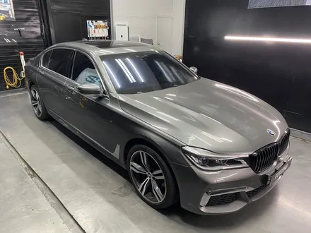 인천랩핑 BMW 7시리즈 사틴다크그레이 전체랩핑과 리얼카본 실내랩핑 시공기 / 인천 석남동