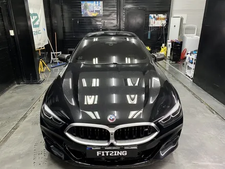 인천랩핑 BMW 8시리즈(850i) 리얼카본 크롬죽이기 랩핑 시공기 / 인천 석남동
