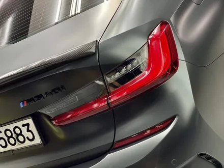 인천랩핑 BMW G20 M340I(3시리즈) 사틴블랙 락 그레이 전체랩핑 시공 / 인천 석남동