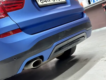 청라랩핑 BMW F25 X3 매트 메탈릭 블루 전체랩핑과 크롬죽이기 시공기 / 인천 석남동