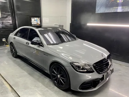 인천서구랩핑 S63 AMG 락그레이 전체랩핑시공 / 인천 석남동