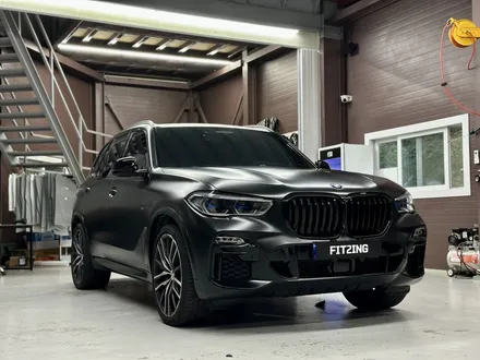인천랩핑 BMW G05 X5 사틴블랙 전체랩핑과 크롬죽이기 시공기 / 인천 석남동