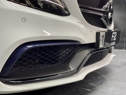 인천랩핑 C63 AMG 크롬딜리트(죽이기)와 라이트필름 시공 / 인천 석남동