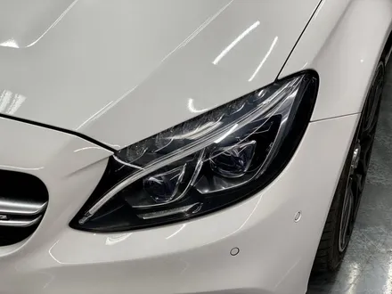 인천랩핑 C63 AMG 크롬딜리트(죽이기)와 라이트필름 시공 / 인천 석남동