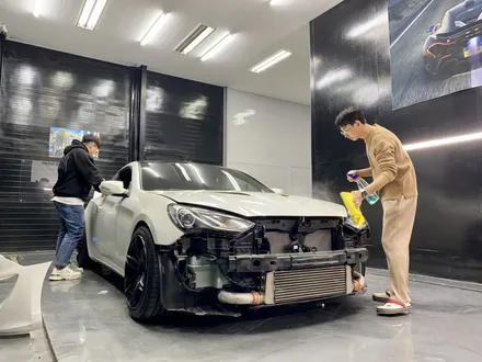 [청라부근] 제네시스쿠페 본넷랩핑 및 파인뷰 LX5000 블랙박스 장착 / 인천 석남동