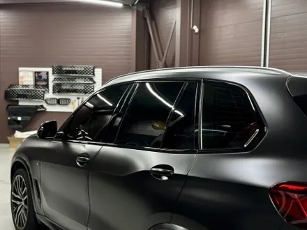 인천랩핑 BMW G05 X5 사틴블랙 전체랩핑과 크롬죽이기 시공기 / 인천 석남동