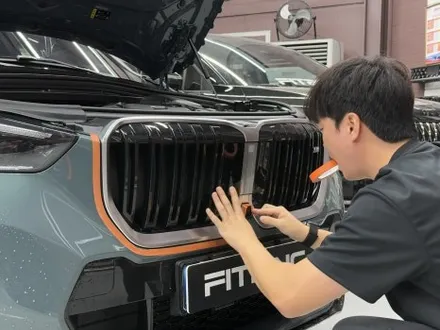 BMWX1 그릴 블랙랩핑 순정같은 일체감 / 인천 석남동