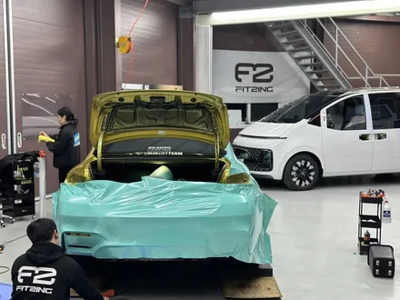 인천랩핑 BMW M4 고광택 티파니 전체랩핑 시공후기 / 인천 석남동