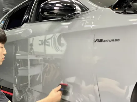 인천서구랩핑 S63 AMG 락그레이 전체랩핑시공 / 인천 석남동